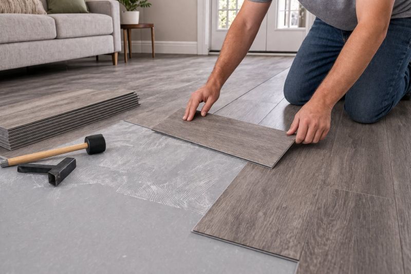 Luxury Vinyl Tile Installation in Gunter, TX