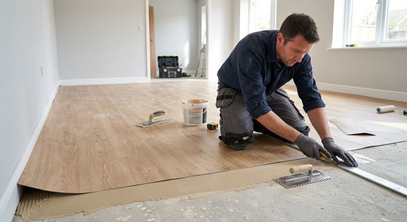 Sheet Flooring Installation in Anna, TX