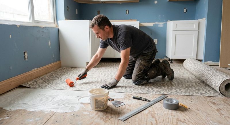 Sheet Flooring Installation in Lewisville, TX