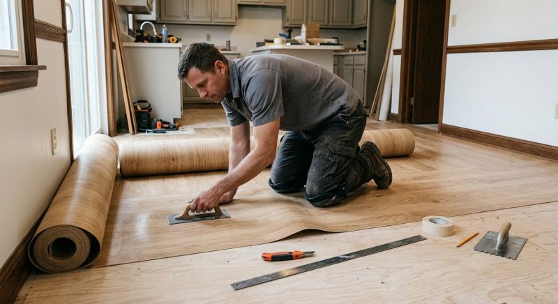 Sheet Flooring Installation in Prosper, TX