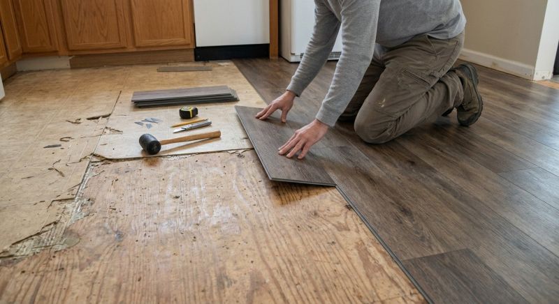 Vinyl Flooring Installation in Flower Mound, TX